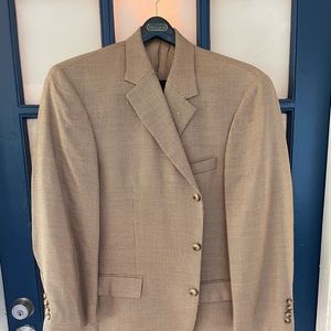 Men’s 46L Andrew Fezza Tan Blazer